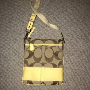 Cross body coach bag